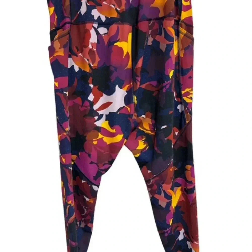 Old Navy Multicolor Workout Maternity Leggings‎ Size XXL - Picture 2 of 12